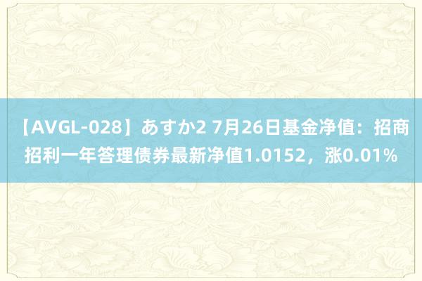 【AVGL-028】あすか2 7月26日基金净值：招商招利一年答理债券最新净值1.0152，涨0.01%